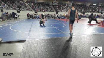 84 lbs Round Of 64 - Lane Michels, Marlow Outlaws Jh vs Tyler Haxel, Norman North