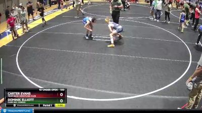 100 lbs Round 3 - Dominik Elliott, Cane Bay Cobras vs Carter Evans, Team Bear Wrestling Club