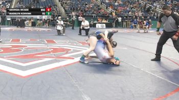 5A - 138 lbs Semifinal - Georgia McGee, West Henderson High School vs Madelyn Korvink, Parkwood High School