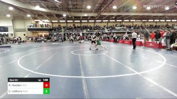 145 lbs Round Of 32 - Rocco Hayden, Oxford Hills vs Chase Ledbury, Saugus/Peabody