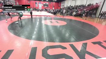 150 lbs Cons. Round 2 - Ryne Nape, New Lenox (LINCOLN-WAY CENTRAL) vs Warren Nash, Grayslake (CENTRAL)