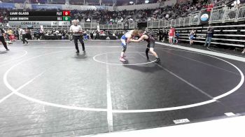 165 lbs Consi Of 4 - Liam Glass, Platte County Pirates vs Liam Smith, Hill Country Wildcats