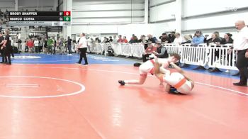 132 lbs Consi Of 8 #2 - Brody Shaffer, NY vs Marco Costa, CA