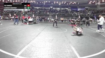 45 lbs Quarterfinal - Taj Owens, Spazz Wrestling vs Carson Godfrey, Sicklerville