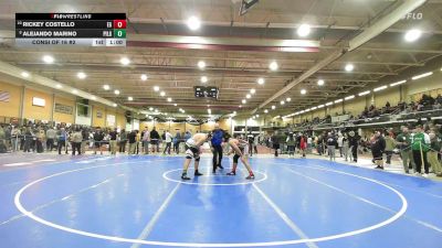 285 lbs Consi Of 16 #2 - Rickey Costello, East Greenwich vs Alejando Marino, Pilgrim
