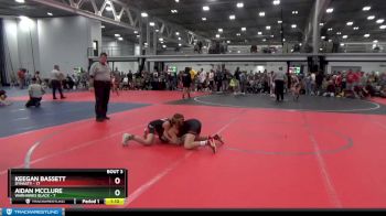 92 lbs Round 1 (6 Team) - Keegan Bassett, Dynasty vs Aidan McClure, Warhawks Black