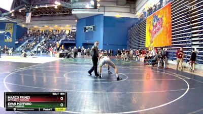 150 lbs Cons. Round 5 - Evan Mefford, Christiansburg vs Marco Frinzi, Bethlehem Catholic