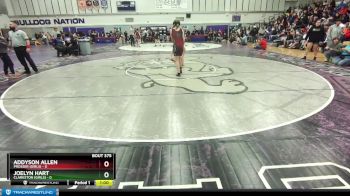 115 lbs Cons. Round 4 - Addyson Allen, Prosser (Girls) vs Joelyn Hart, Clarkston (Girls)