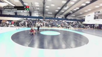 197 lbs Quarterfinal - Myles Brown, Alvernia vs Terrence Thomas, Stevens