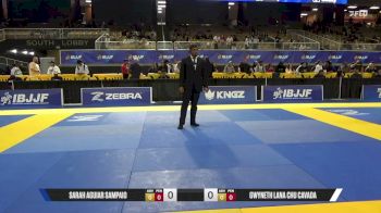 Sarah Aguiar Sampaio vs Gwyneth Lana Chu Cavada 2026 Pan Jiu Jitsu IBJJF Championship