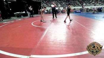 64 lbs Round Of 32 - Chevy Plank, Maize WC vs Isaac Swindell, Cowboy Wrestling Club