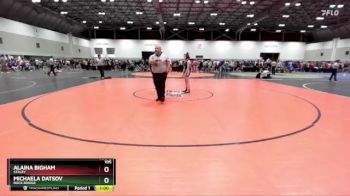 105 lbs Cons. Round 1 - Michaela Datsov, Rock Bridge vs Alaina Bigham, Staley