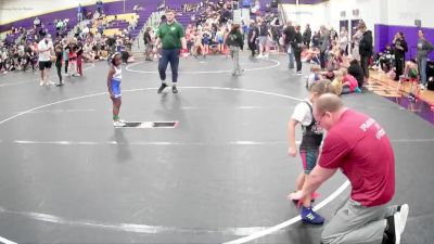 40/45 Round 5 - Addison Middaugh, Mighty Warriors Wrestling Acad vs Gabriella Manson, Mighty Warriors Wrestling Acad
