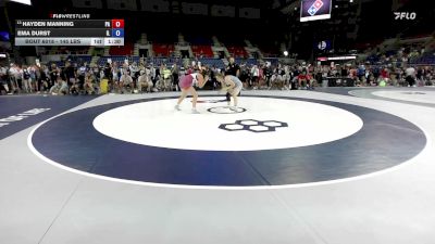 145 lbs Champ. Rd Of 32 - Hayden Manning, PA vs Ema Durst, IL