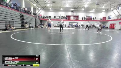 165 lbs Champ. Round 2 - Bryce Dauphin, Central Oklahoma vs Joshua Alert, Bridgeport