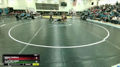 165 lbs Round 2 (10 Team) - Clayton Zahm, Cheyenne East vs Noah Chapala, Mead