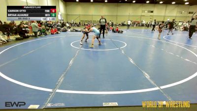 70 lbs Rr Rnd 5 - Carson Otto, Powerhouse Gold 9U vs Bryan Alvarez, Untouchables 9U