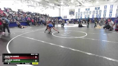 130 lbs Cons. Round 3 - Jocelyn Hanks, Elsinore vs Jaylene Campos, Alta Loma