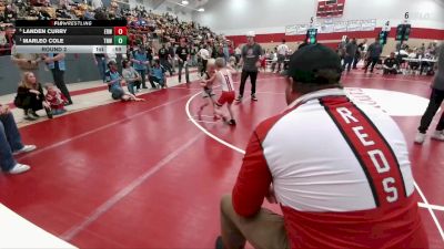 51-55 lbs Round 2 - Marleo Cole, Top Notch WC vs Landen Curry, Eaton Reds WC