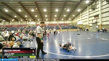 59 lbs Quarters & Wb (16 Team) - Jack Clark, Utah Green vs Braxten Serrano, Stout