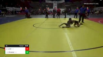 78 lbs Quarterfinal - Isaiah Olivarez, Buhach Thunder Youth vs Joseph Lund, Tracy Wrestling Club