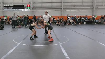 92 lbs Round 2 (4 Team) - Evan Tanner, Westshore vs Max Dewey, PAW