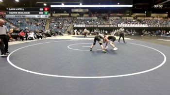 157 lbs Semifinal - Kolton McElwain, Goddard HS vs Gavin Axtell, Maize South HS