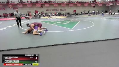 184 lbs Champ. Round 2 - Max Sokolski, Augsburg vs Patrick Moore, Wisconsin-Whitewater