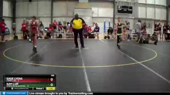 110 lbs Round 1 (6 Team) - Gage Lyons, Lowell WC vs Kam Luif, American Gladiators