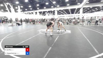 78 lbs Semifinal - Patrick Griffin, No Team vs Zach Oppenheimer, Delta Wrestling Club