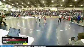 132 lbs Semifinal - Simoron Wardell, Morgan vs Ryan Reay, Skyridge