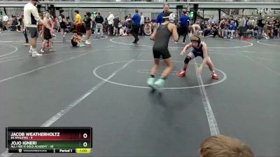 88 lbs Round 3 (4 Team) - JoJo Igneri, All I See Is Gold Academy vs Jacob Weatherholtz, 84 Athletes