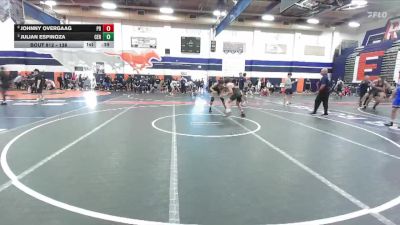 138 lbs 3rd Place Match - Johnny Overgaag, Palm Desert vs Julian Espinoza, Cerritos