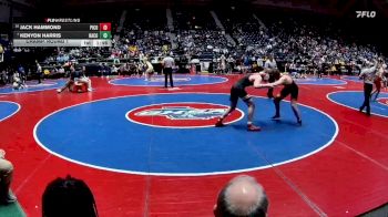 2A-190 lbs Champ. Round 1 - Kenyon Harris, Hart County vs Jack Hammond, Pike County