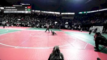 70 lbs Cons. Round 1 - Jayden Smith, Unattached vs Camden Davich, DONA