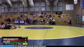 130 lbs Semifinal - Rue Ortiz, Bellingham SD vs Laura Alcantar Soto, Cascade (Everett) (Girls)