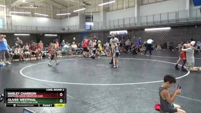 70 lbs Cons. Round 2 - Harley Charroin, Grappling House Wrestling Club vs Oliver Westphal, Sabertooth Wrestling Club