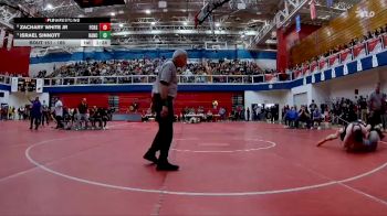 165 lbs Quarterfinal - Israel Sinnott, Hanover Central vs Zachary White Jr, Faith Christian