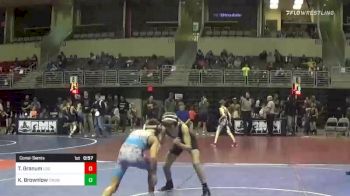 95 lbs Consolation - Teague Granum, Legends Of Gold vs Kaden Brownlow, Columbus Wrestling Org. Black