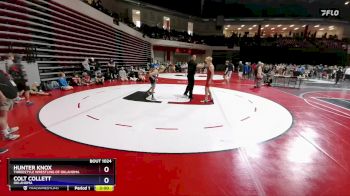 126 lbs Quarterfinal - Hunter Knox, Threestyle Wrestling Of Oklahoma vs Colt Collett, Oklahoma