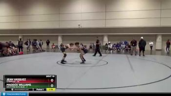 109 lbs Round 4 (6 Team) - Jean Vasquez, CFWAXLHP vs Maddox Williams, Backyard Boyz Blue