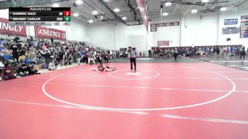 132 lbs Consi Of 8 #1 - Dominic Salz, Northwestern vs Mehmet Caglar, Granby/East Granby