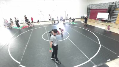 43 lbs Round 4 - Hazel Grimley, Cal Grapplers Wrestling Club vs Haley Valdivia, SoCal Hammers