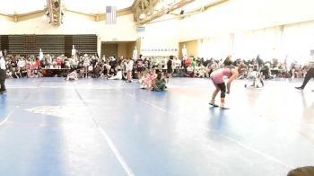 130 lbs Rr Rnd 2 - Sophia Lee, NewWhale Pink - Girls vs Shelby Bass, Bayside Baddies - Girls