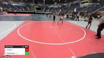 116 lbs Semifinal - Lincoln Young, Top Of The Rock WC vs Zane Woodward, Hershey WC