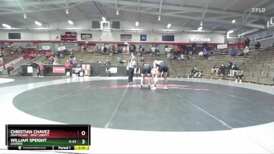 184 lbs Semifinal - William Speight, Lourdes vs Christian Chavez, Unattached - West Liberty