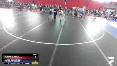 152 lbs Cons. Round 2 - Austin Schmidt, Victory School Of Wrestling vs Jacob Durocher, X-Factor Elite Wrestling