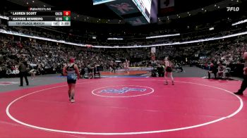 G135-5A 1st Place Match - Hayden Newberg, Vista Ridge Girls vs Lauren Scott, Chatfield Girls