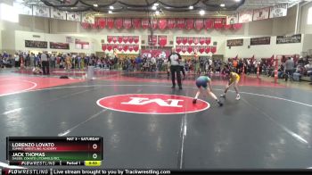 85 lbs Cons. Round 2 - Jack Thomas, Dassel Cokato Litchfield/DCL vs Lorenzo Lovato, Summit Wrestling Academy