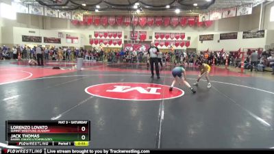 85 lbs Cons. Round 2 - Jack Thomas, Dassel Cokato Litchfield/DCL vs Lorenzo Lovato, Summit Wrestling Academy